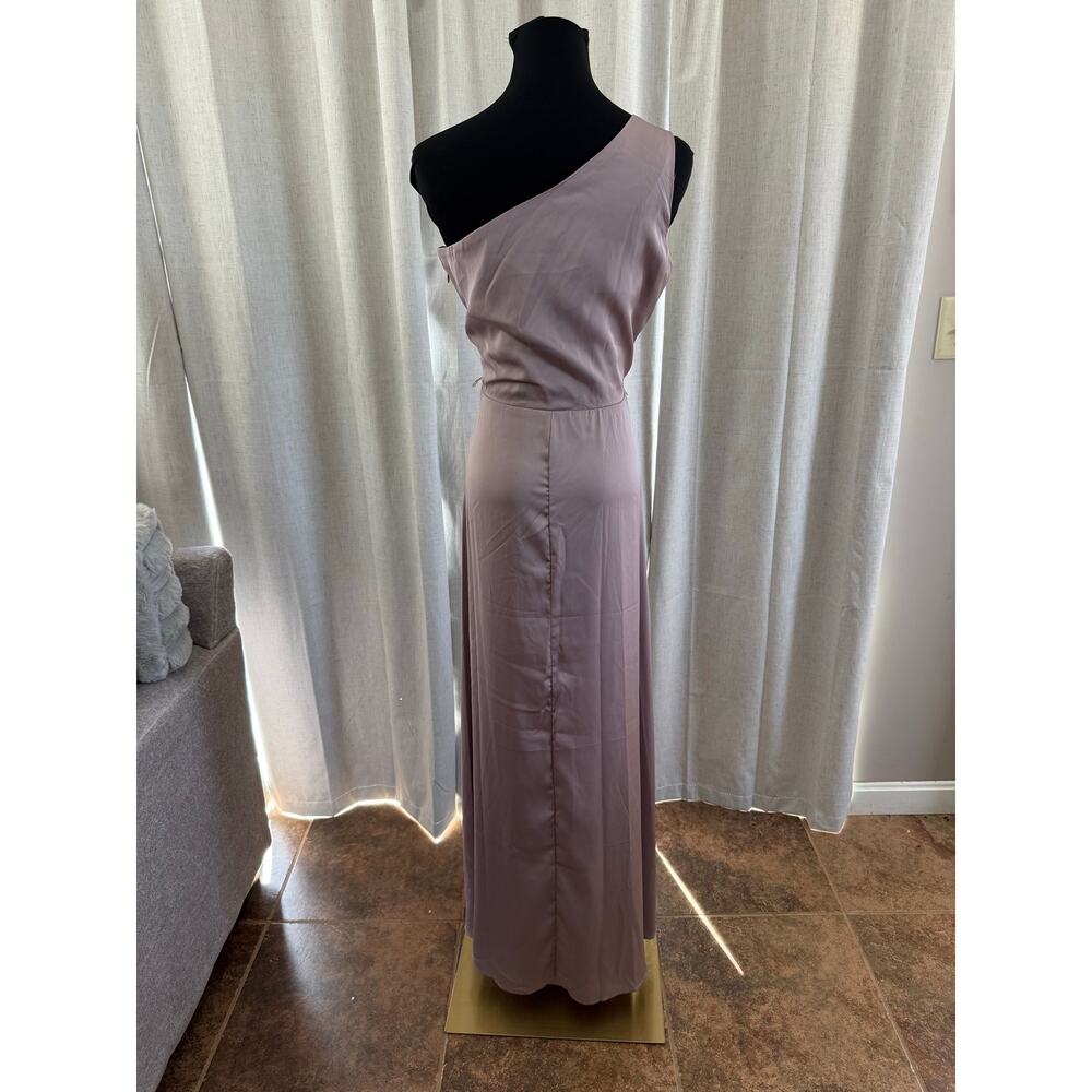 Beautiful Purple Dress By Nicole Miller Size Medium - Picture 2 of 6